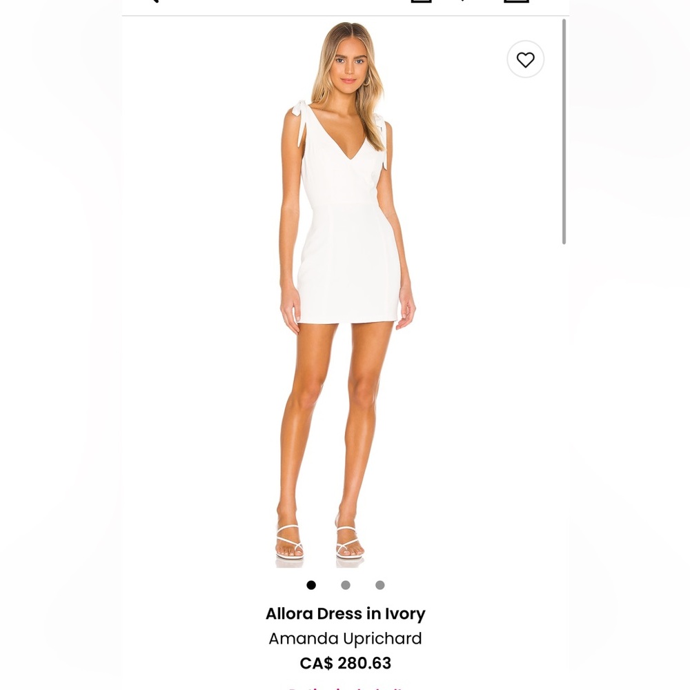 Allora dress in ivory by Amanda uprichard